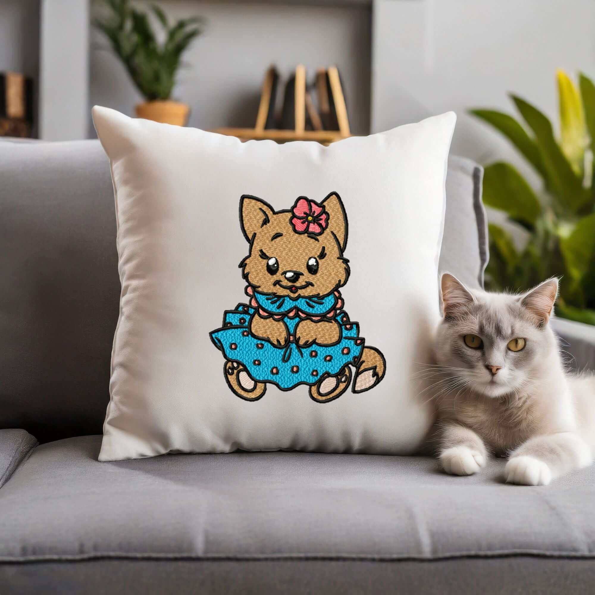 Kitty Cat 1 - Machine Embroidery Design - 3 sizesEmbroidery Designs