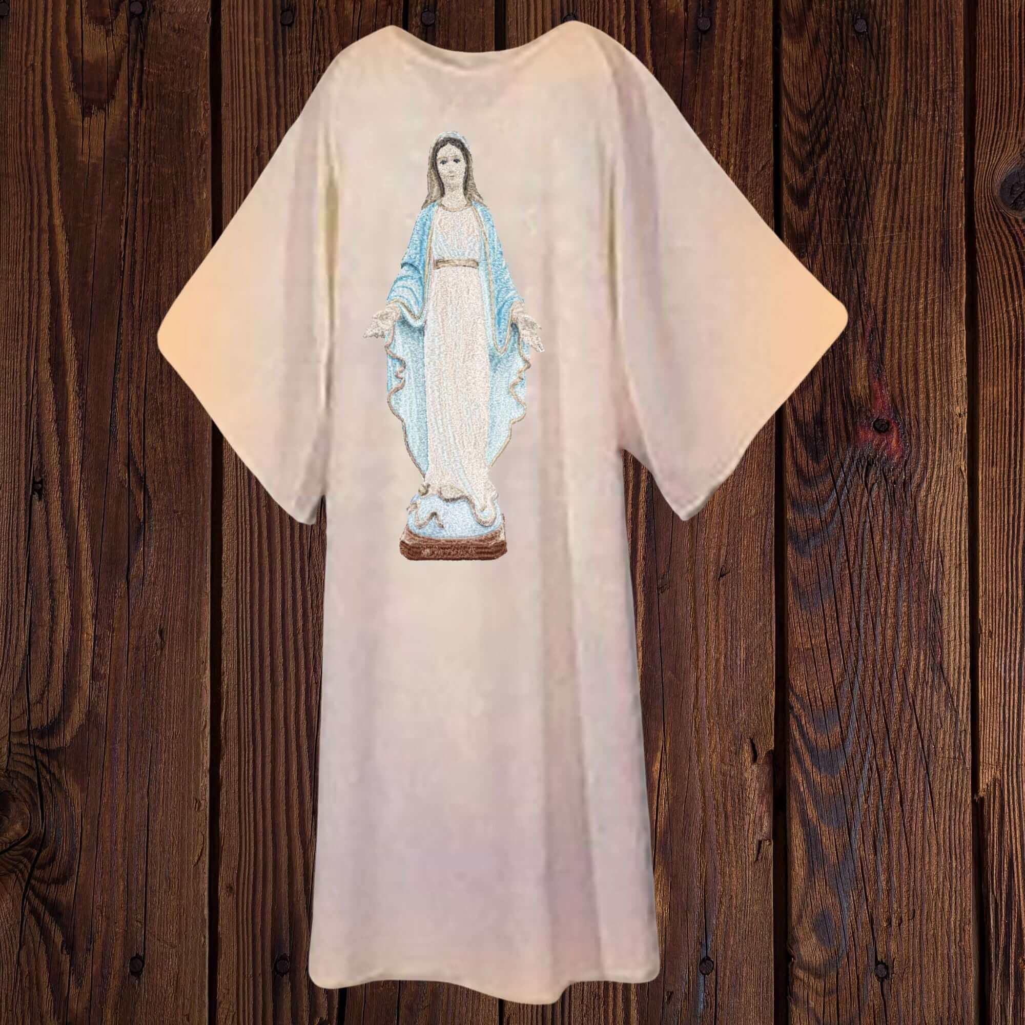 Our Lady of Grace Statue (photo-stitch) - Embroidery Design - 2 sizesEmbroidery Designs