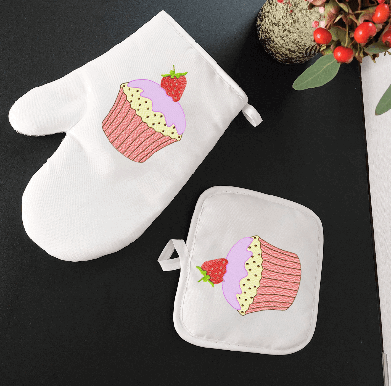 Strawberry-On-Top – Machine Embroidery Design - 3 sizesEmbroidery Designs