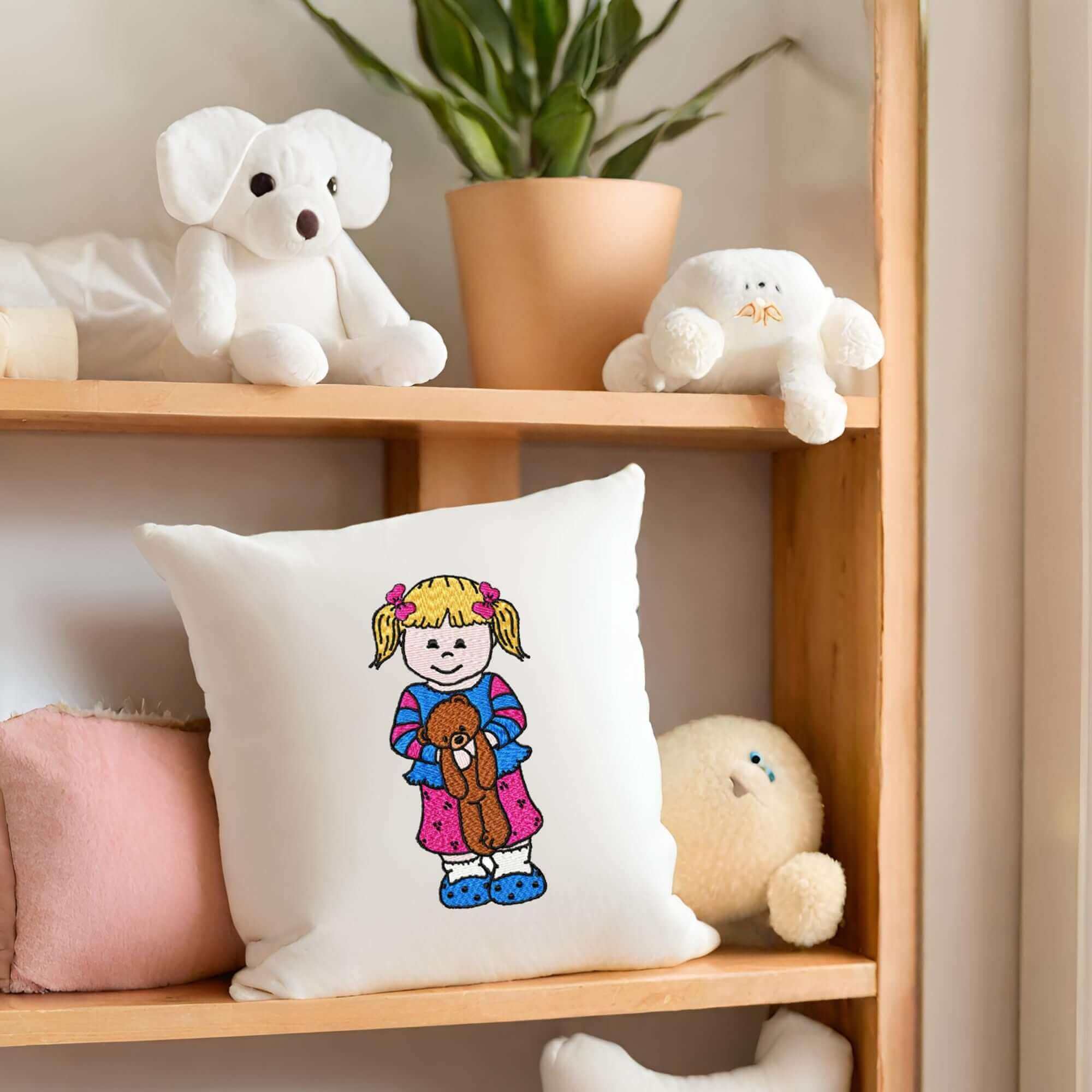 Teddy and Me - Machine Embroidery Design - 3 sizesEmbroidery Designs