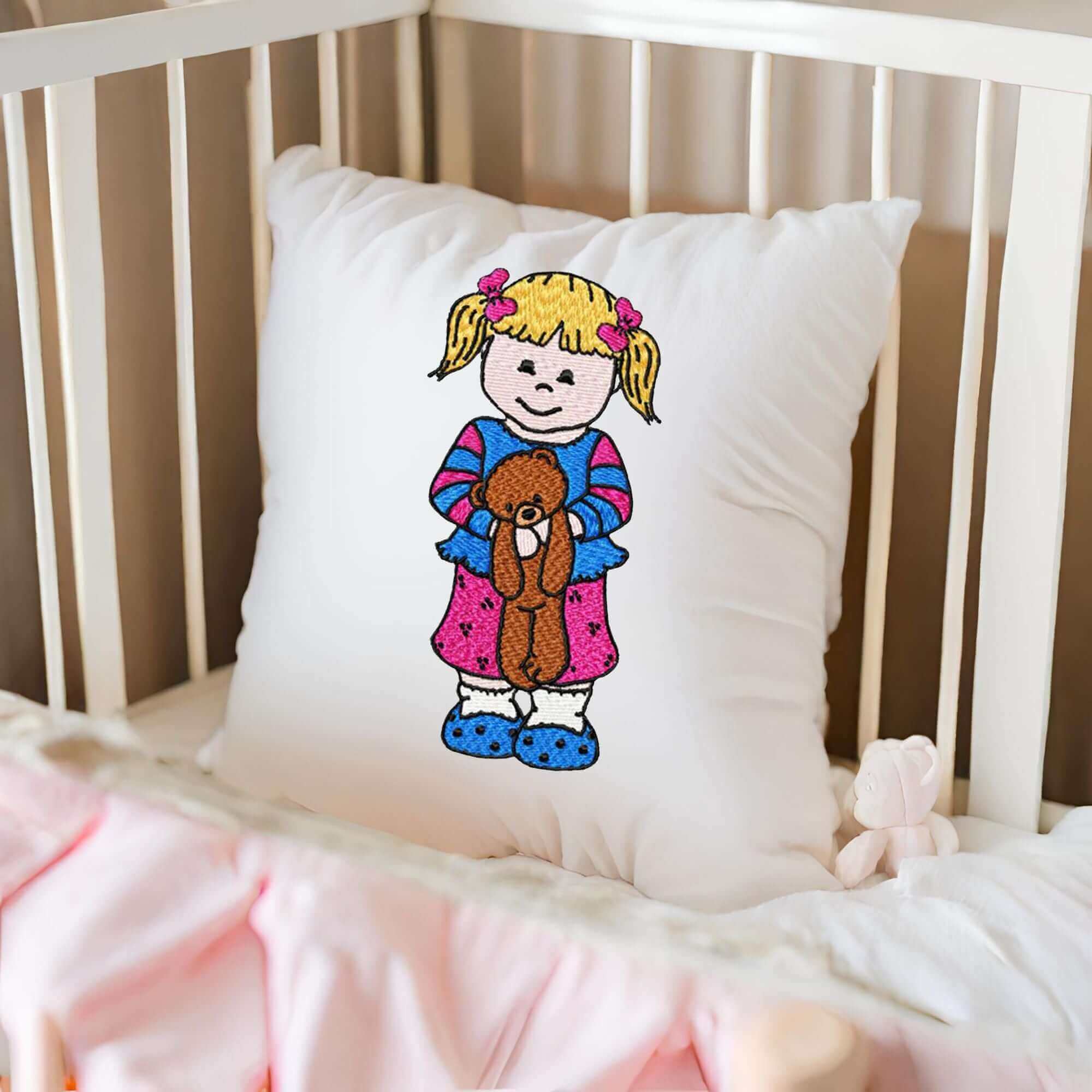 Teddy and Me - Machine Embroidery Design - 3 sizesEmbroidery Designs