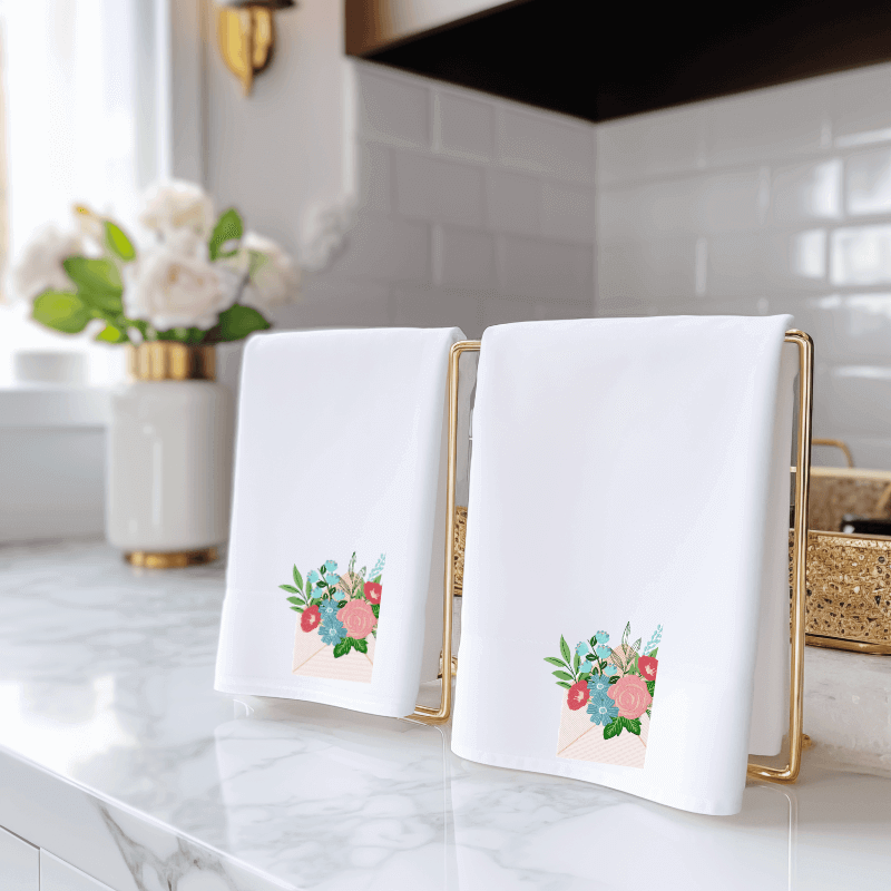 Floral Envelope Embroidery Design - 3 SizesEmbroidery Designs