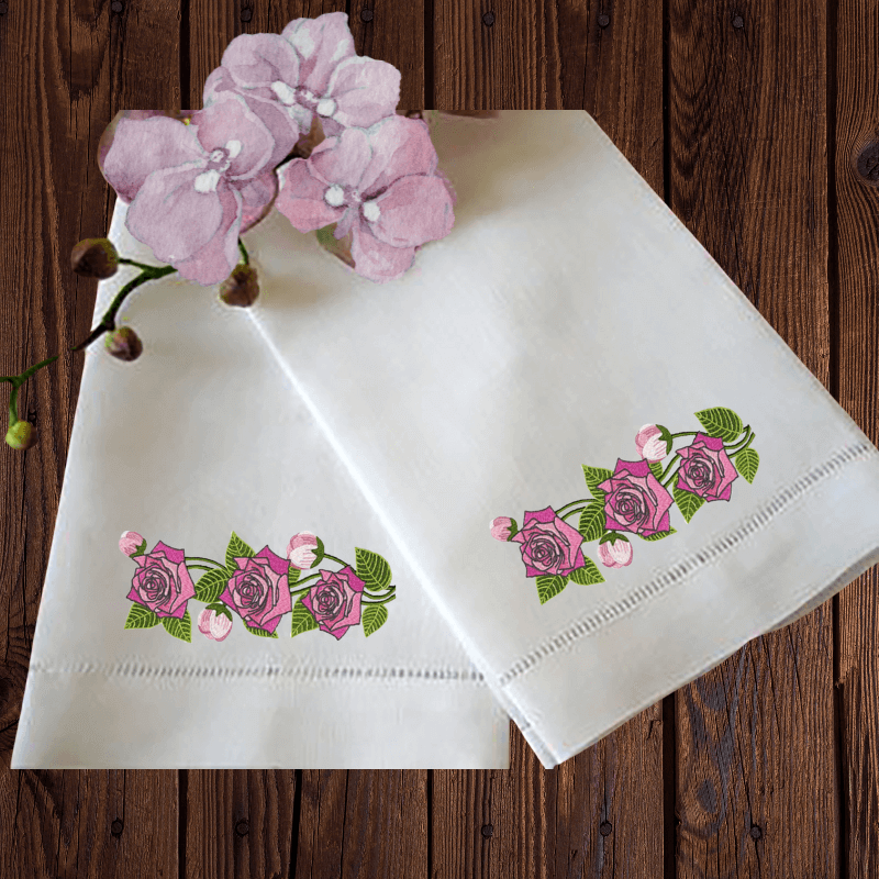 Rose Spray - Machine Embroidery Design - 4 sizesEmbroidery Designs