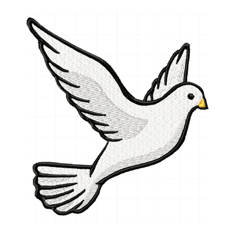 Peaceful Dove - Machine Embroidery Design - 6 sizesEmbroidery Designs