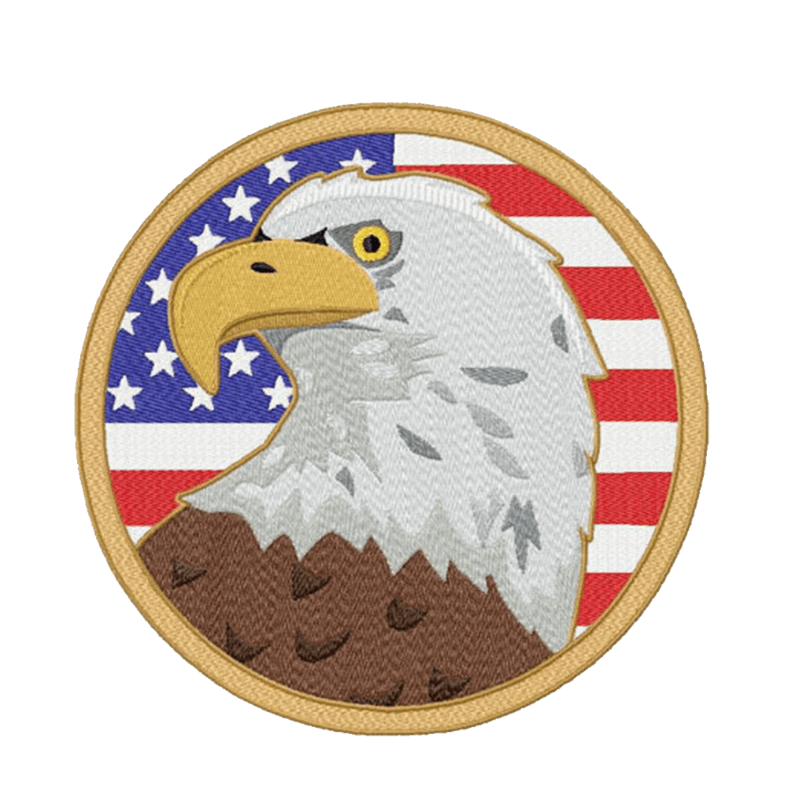 American Pride Eagle - Embroidery Design - 6 SizesEmbroidery Designs