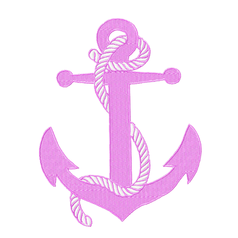 Anchor and Rope (2) - Machine Embroidery Design - 6 SizesEmbroidery Designs