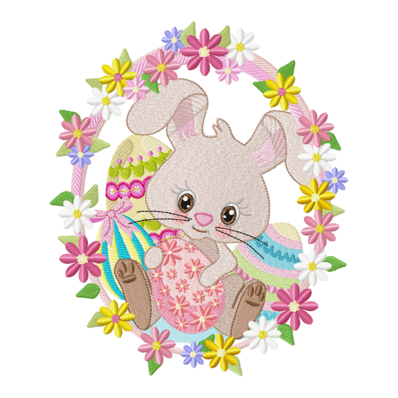 Easter Baby Bunny 9 Machine Embroidery Design 3 SizesEmbroidery Designs