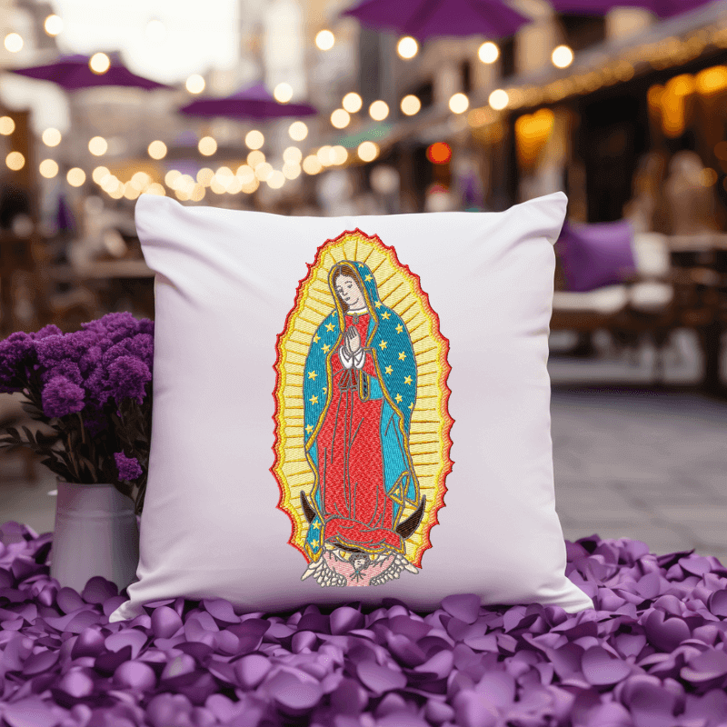 Virgen De Guadalupe (3) - Machine Embroidery Design - 7 SizesEmbroidery Designs