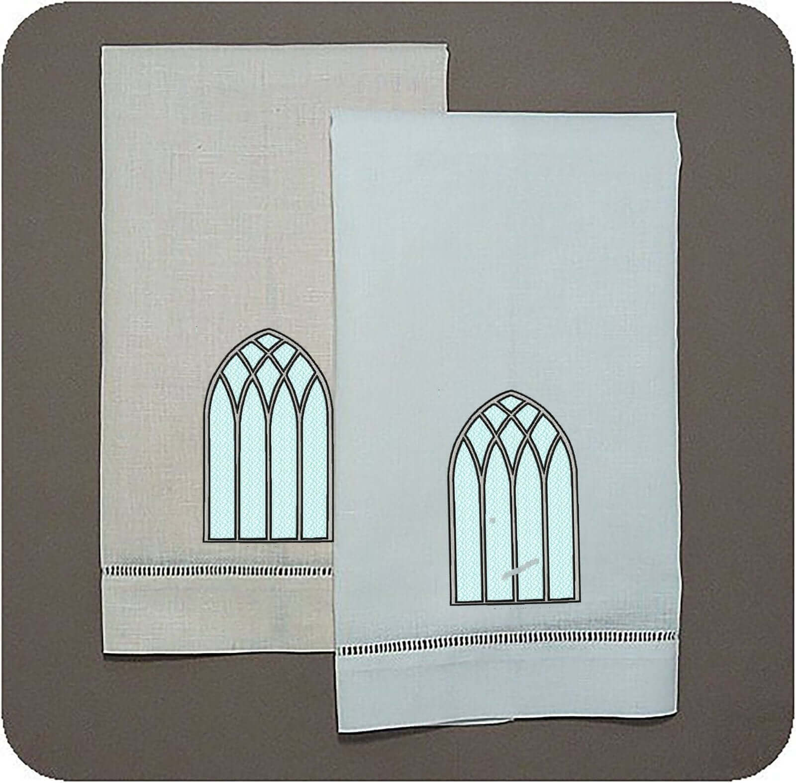 Gothic Arch Window 1 - Machine Embroidery Design - 3 SizesEmbroidery Designs