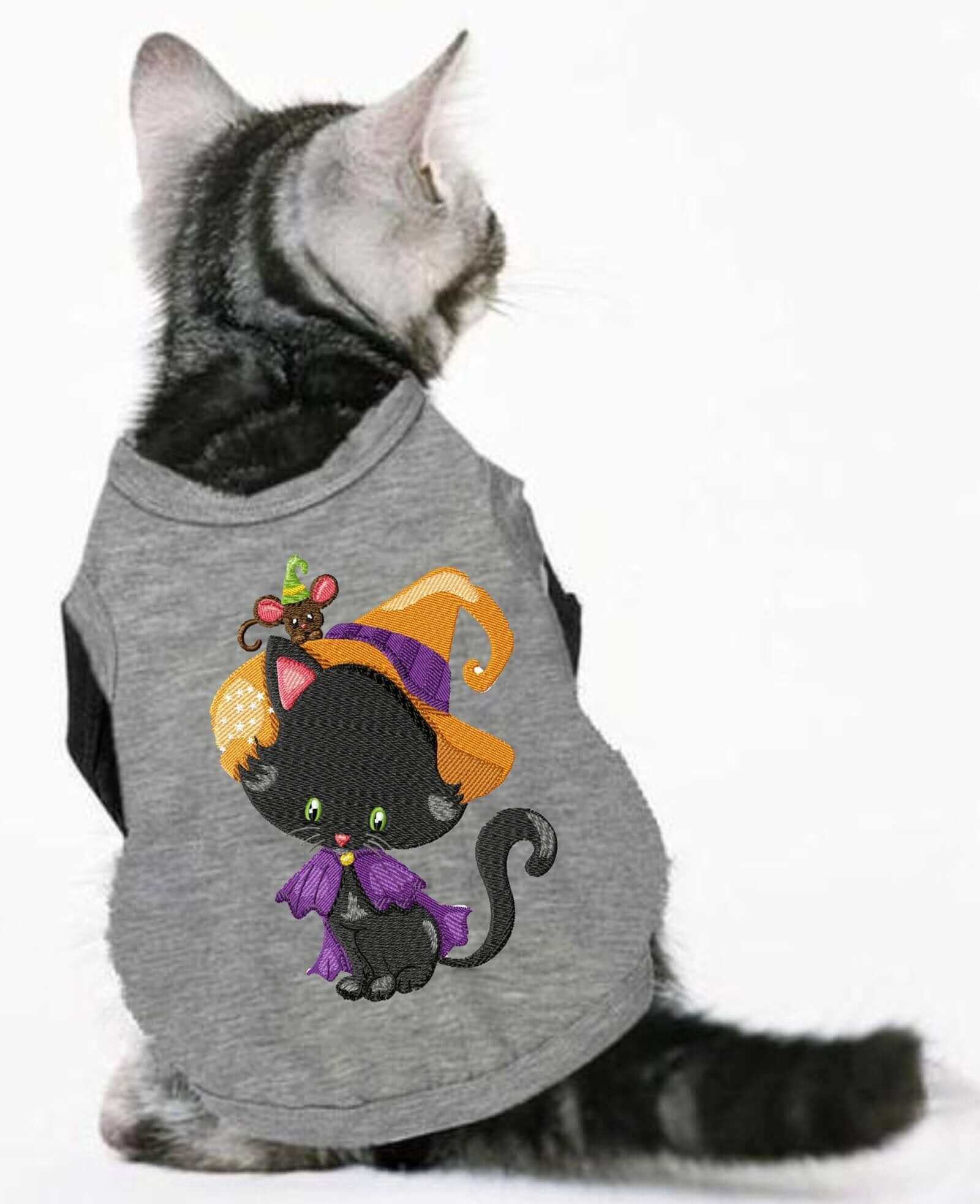 Halloween Kitties (3) - Machine Embroidery Design - 3 sizesEmbroidery Designs