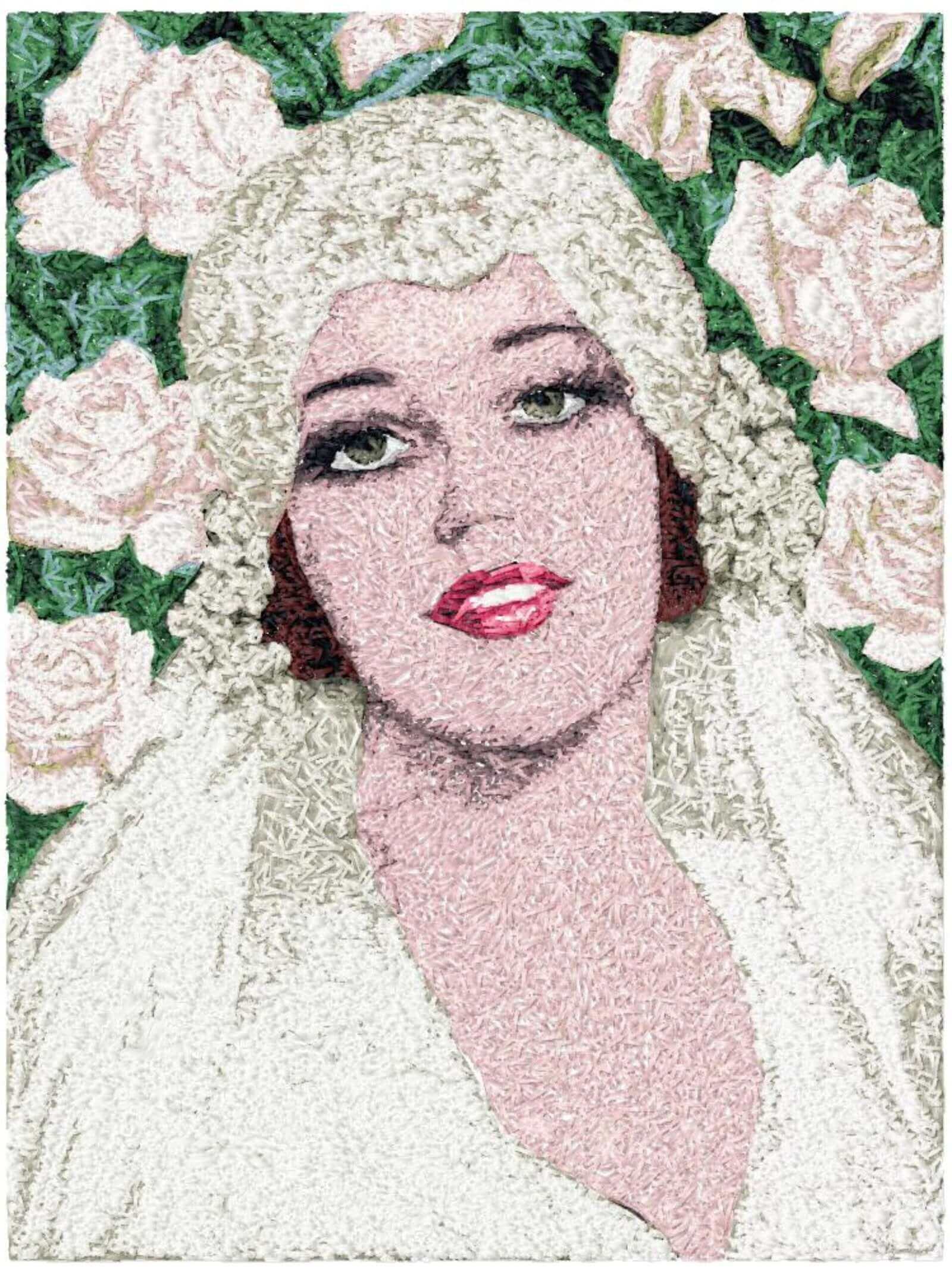 Victorian Bride (1) - Photo Stitch Embroidery Design - 2 SizesEmbroidery Designs